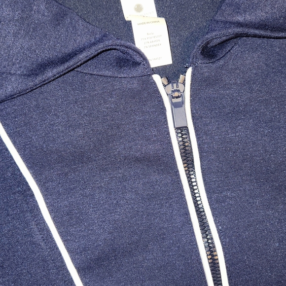 Yogalicious Navy Zip-Up Jacket - Picture 3 of 6
